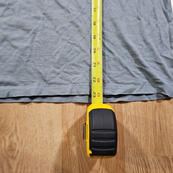 John Varvatos Shirt mens MEDIUM short Sleave Blue‎ Athletic fit Pocket Polo Golf - Picture 8 of 9